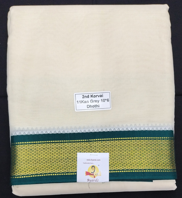 Pure cotton Muhurtham dhoti 10*6 11kann