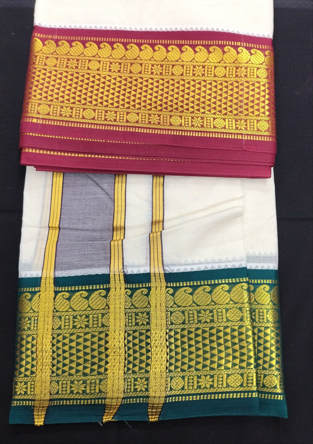 Pure cotton Muhurtham dhoti 10*6