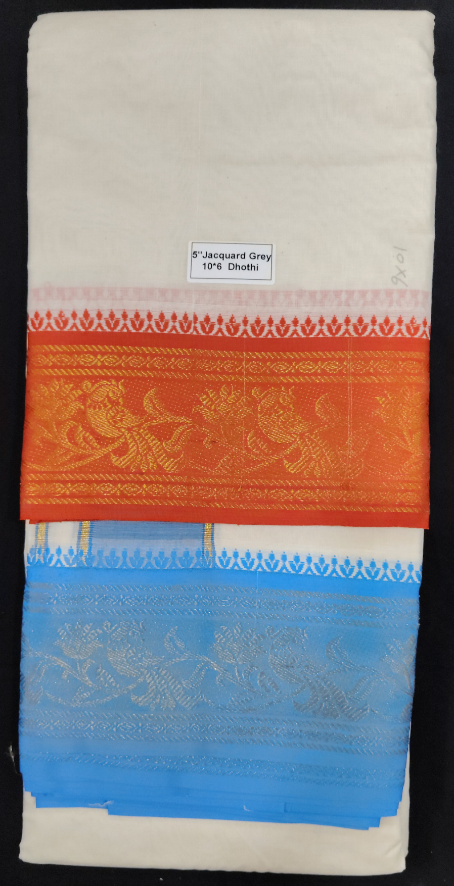 Cotton Dhothi Jacquard 10*6