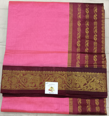 Semi Silk cotton Korvai Madisar