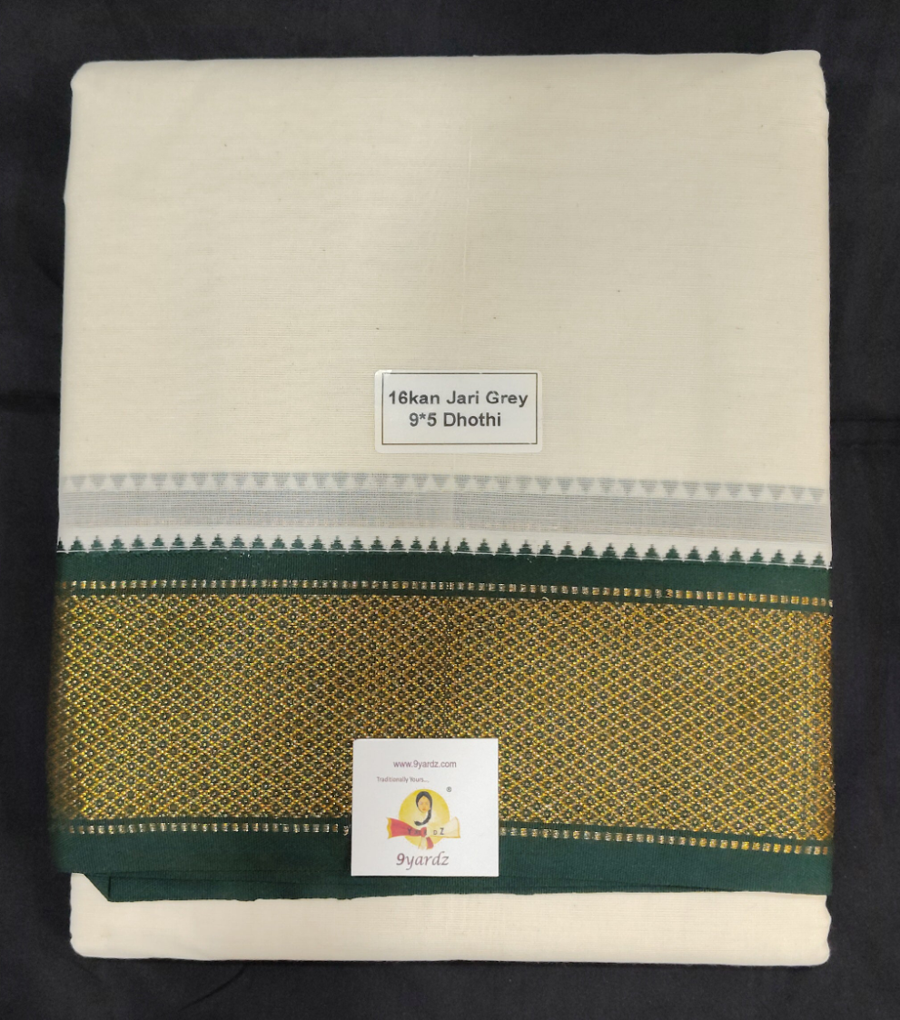 Cotton 16kan Dhothi 9*5