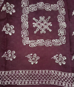 Sungudi cotton 10.5yards 49"