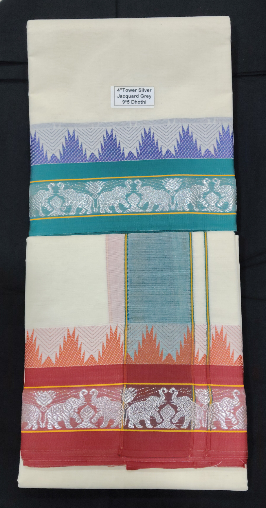 Cotton Dhothi Jacquard 9*5