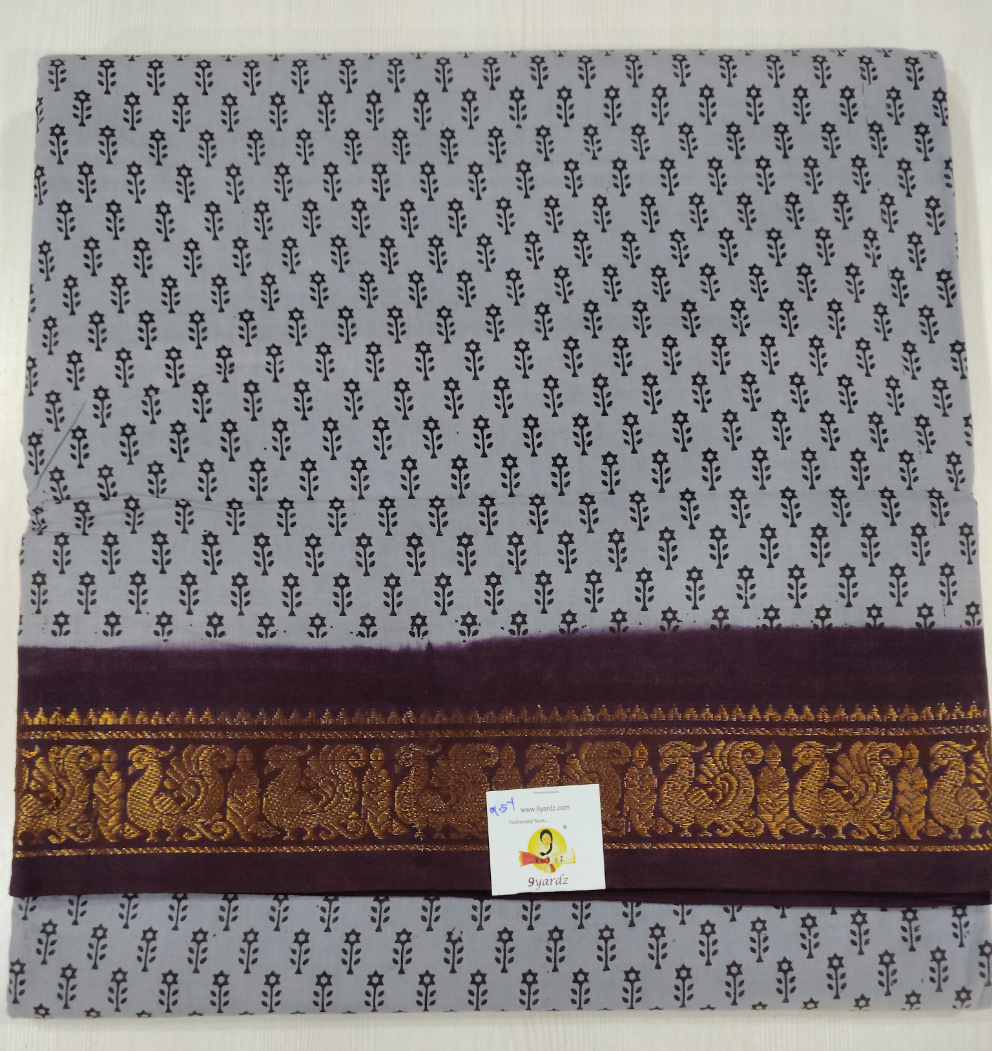 Sungudi cotton 9.5 yards madisar