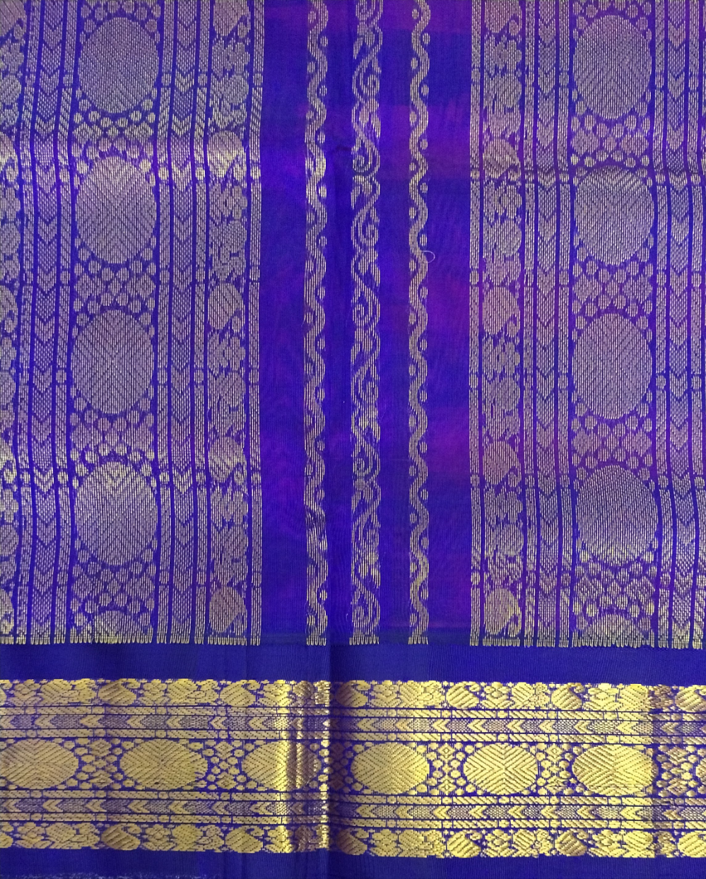 Pure silk cotton -Korvai 10yards madisar