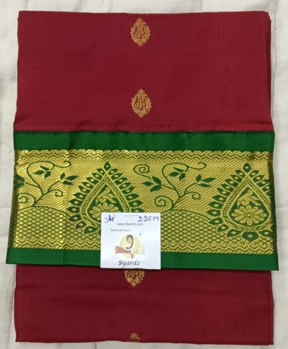 Pattu Pavadai Pure silk 34"