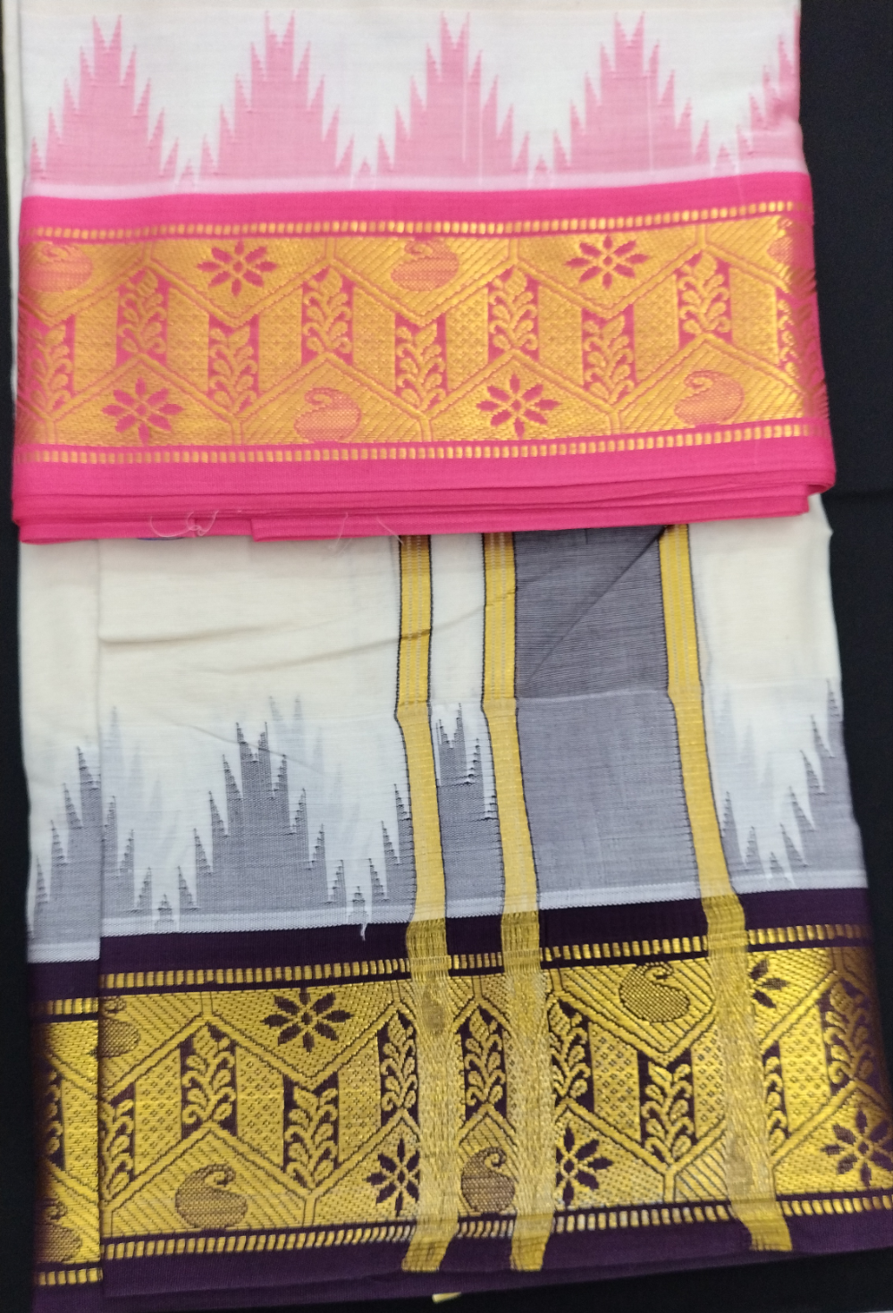Pure cotton Muhurtham dhoti 10*6
