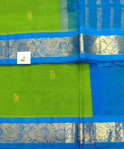 Pure silk cotton -Korvai 10yards madisar