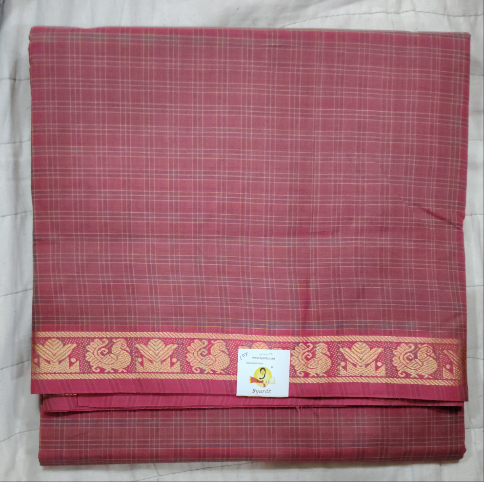 Chettinadu / Karaikudi cotton 10. yards madisar