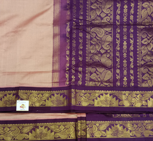 Semi Silk cotton Korvai Madisar