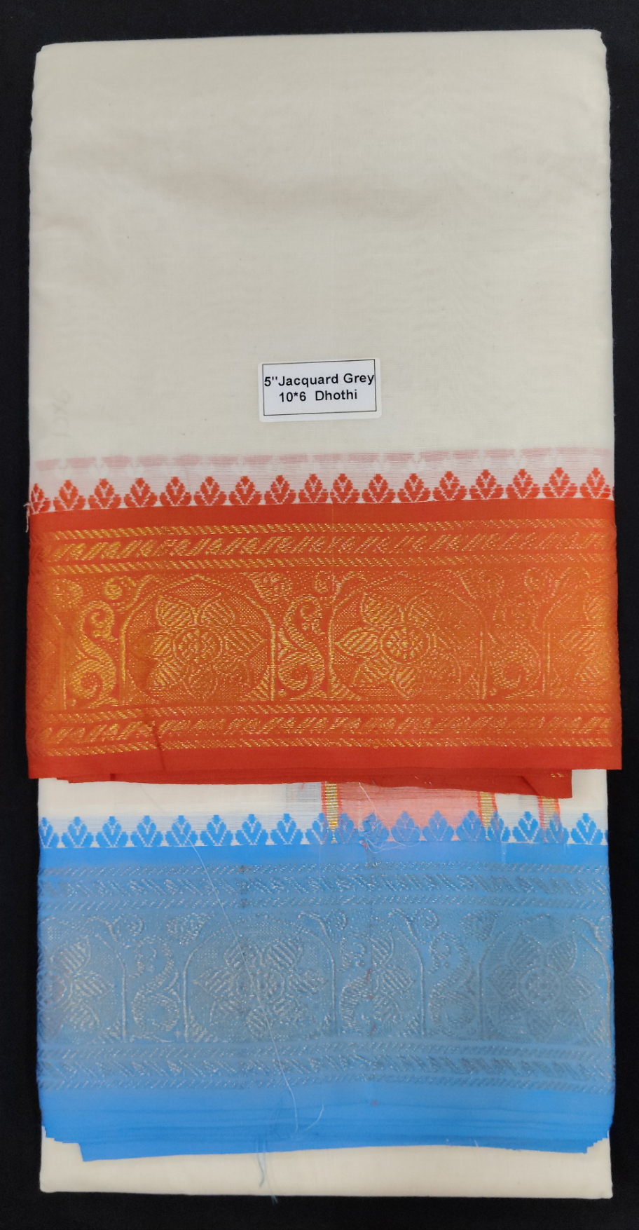 Cotton Dhothi Jacquard 10*6