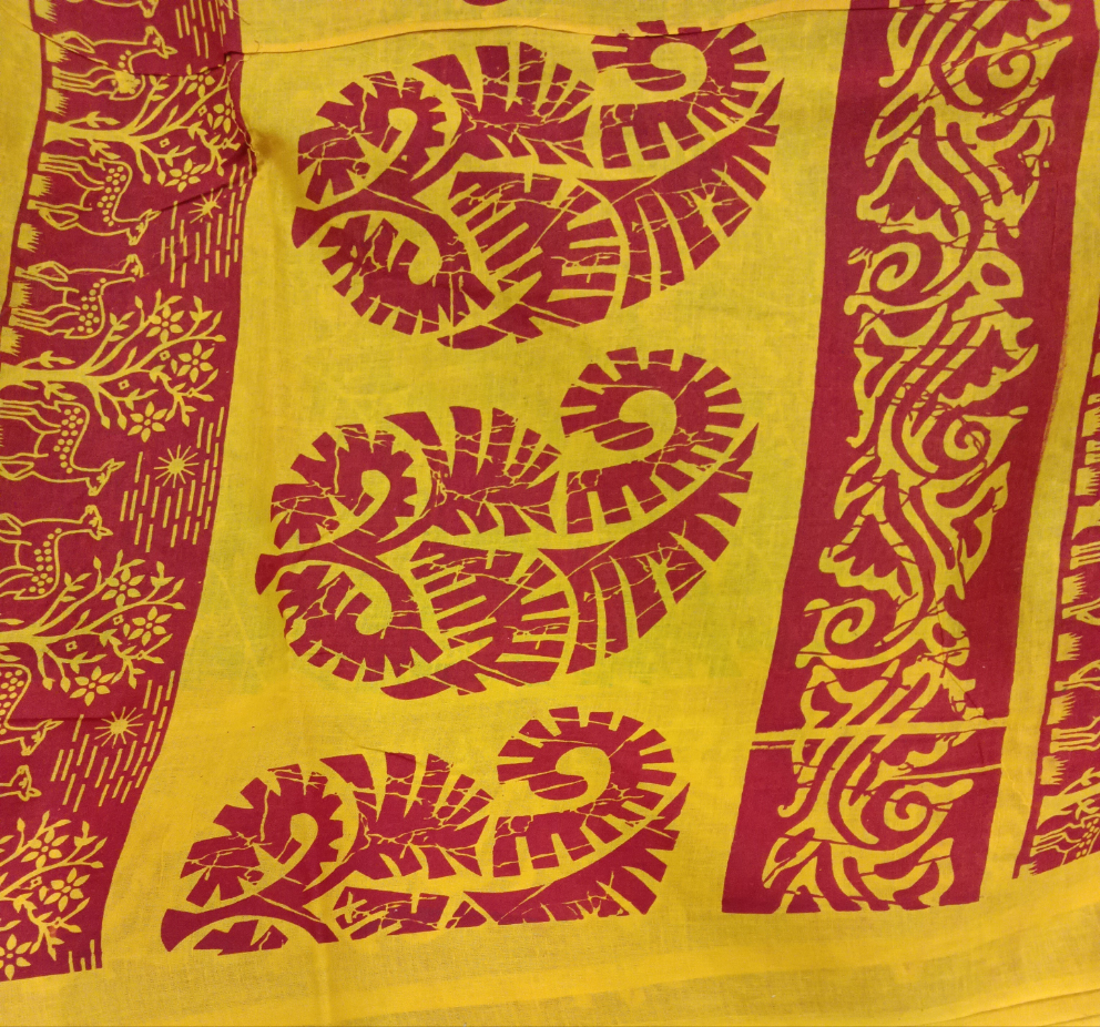 Sungudi cotton 10.5yards 49"
