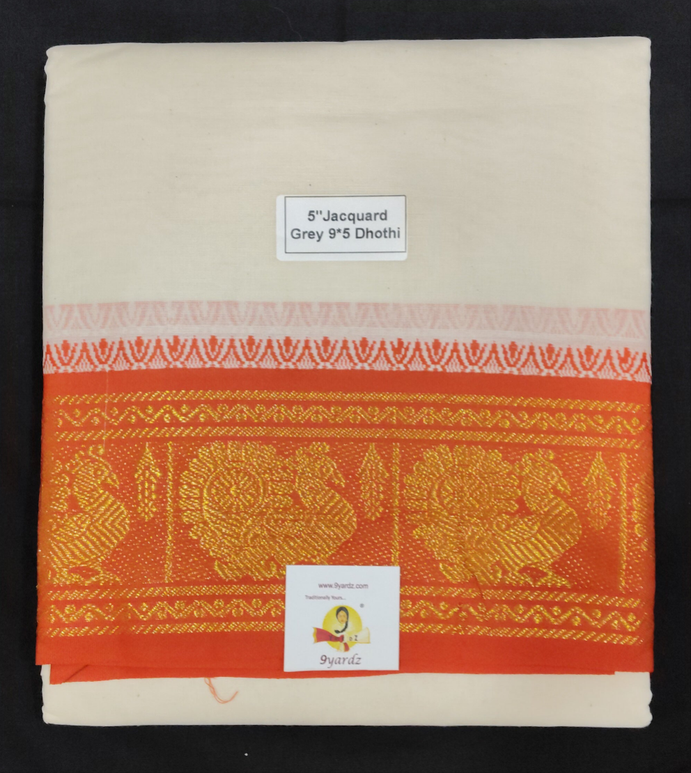 Cotton Dhothi Jacquard 9*5