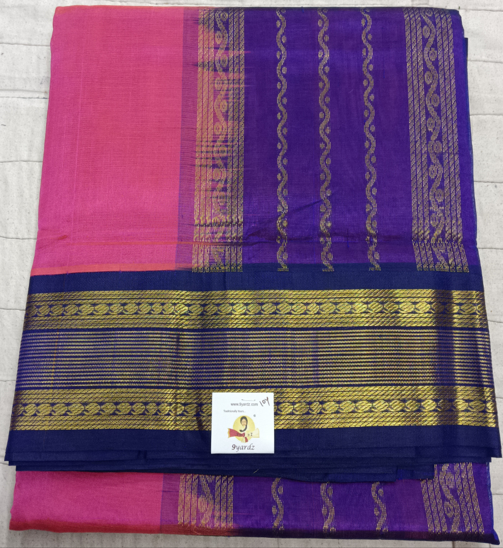 Pure silk cotton -Korvai 10yards madisar