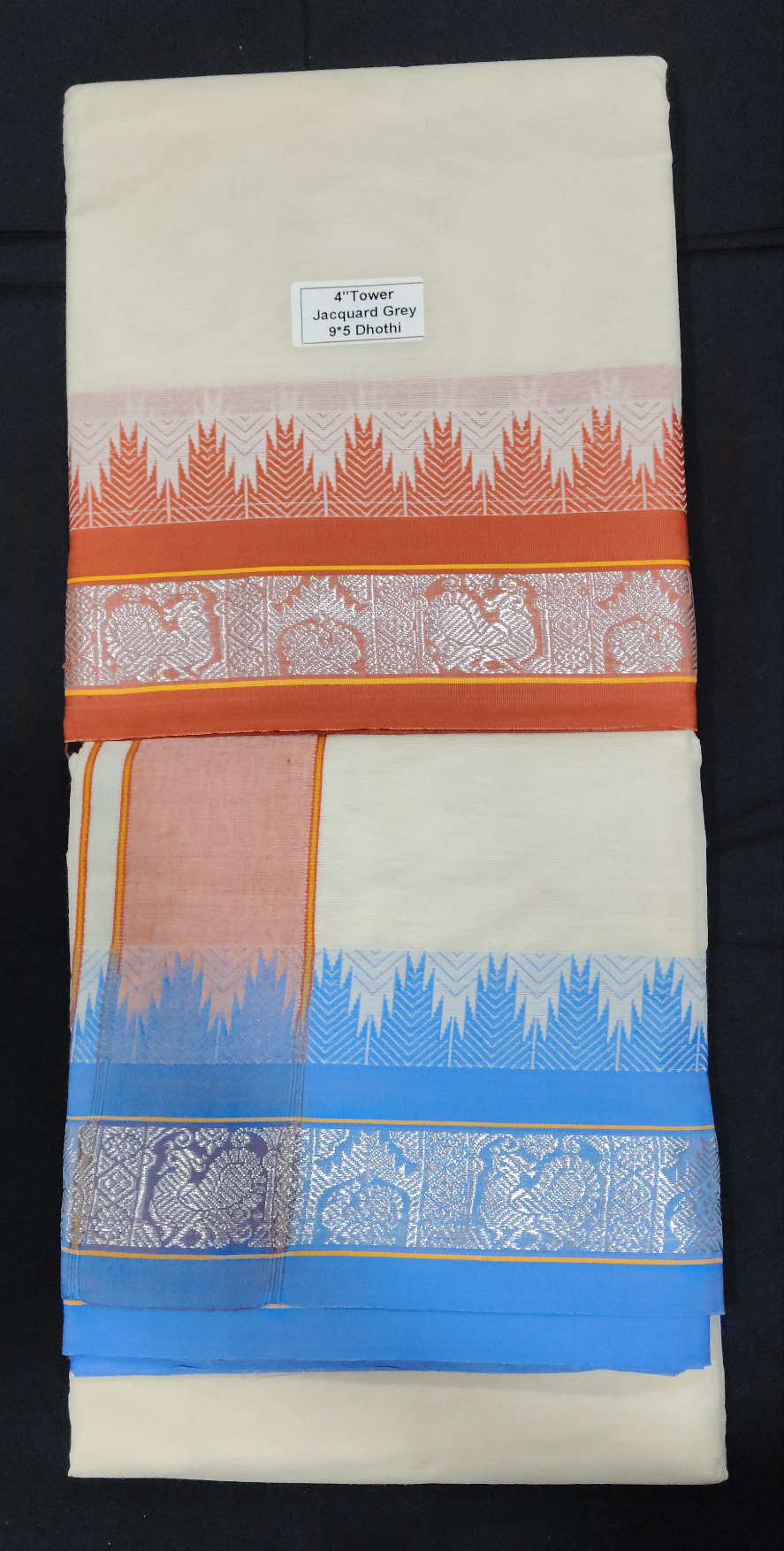 Cotton Dhothi Jacquard 9*5