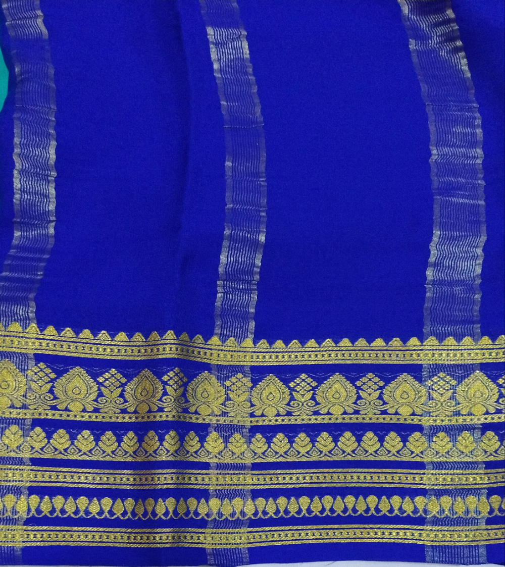 (Copy) Mysore silk 6yardz