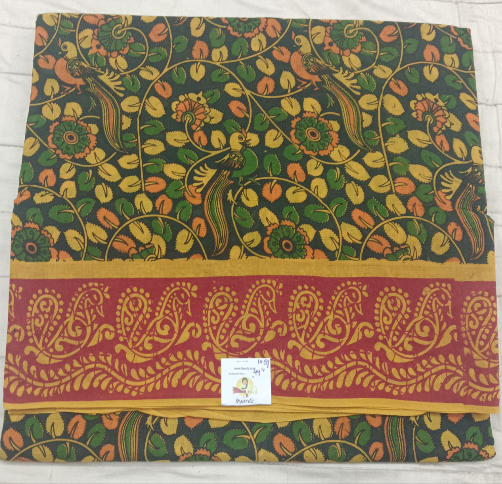 Sungudi cotton 10.5yards 49"