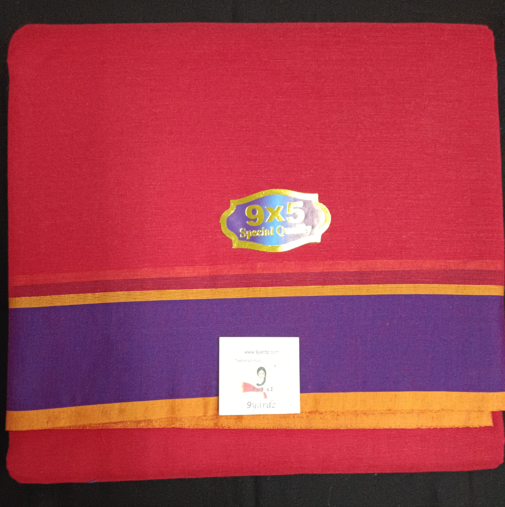 Cotton Colour  Dhothi 9*5
