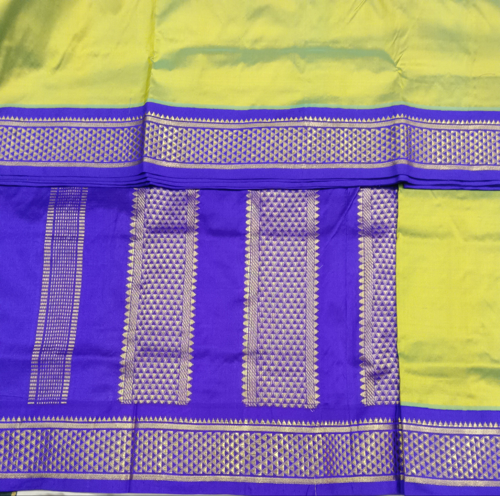 Pure silk 9.5yardz  saree