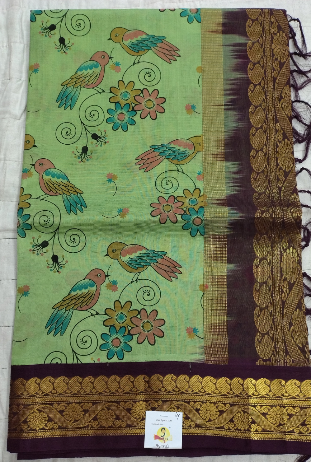 Korvai Printed 6 yards