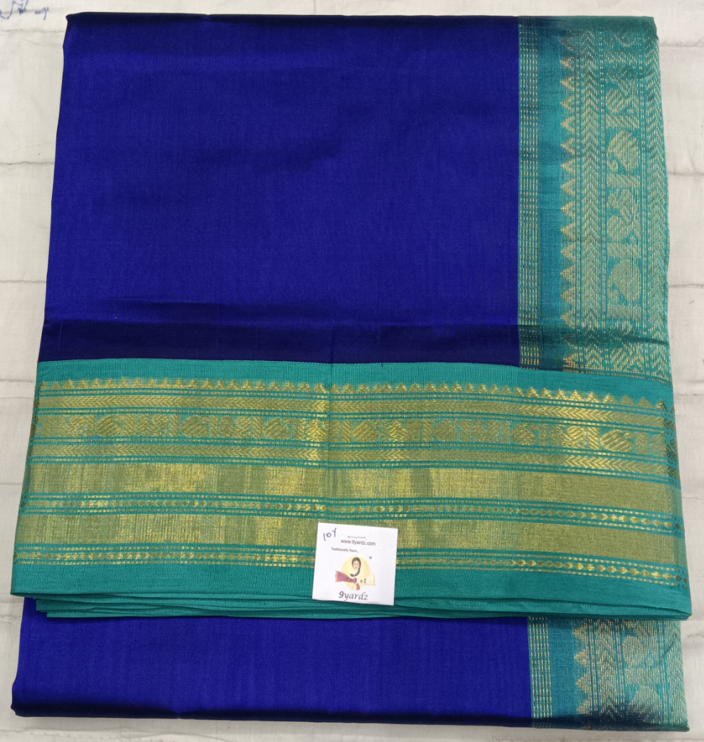 Pure silk cotton -Korvai 10yards madisar
