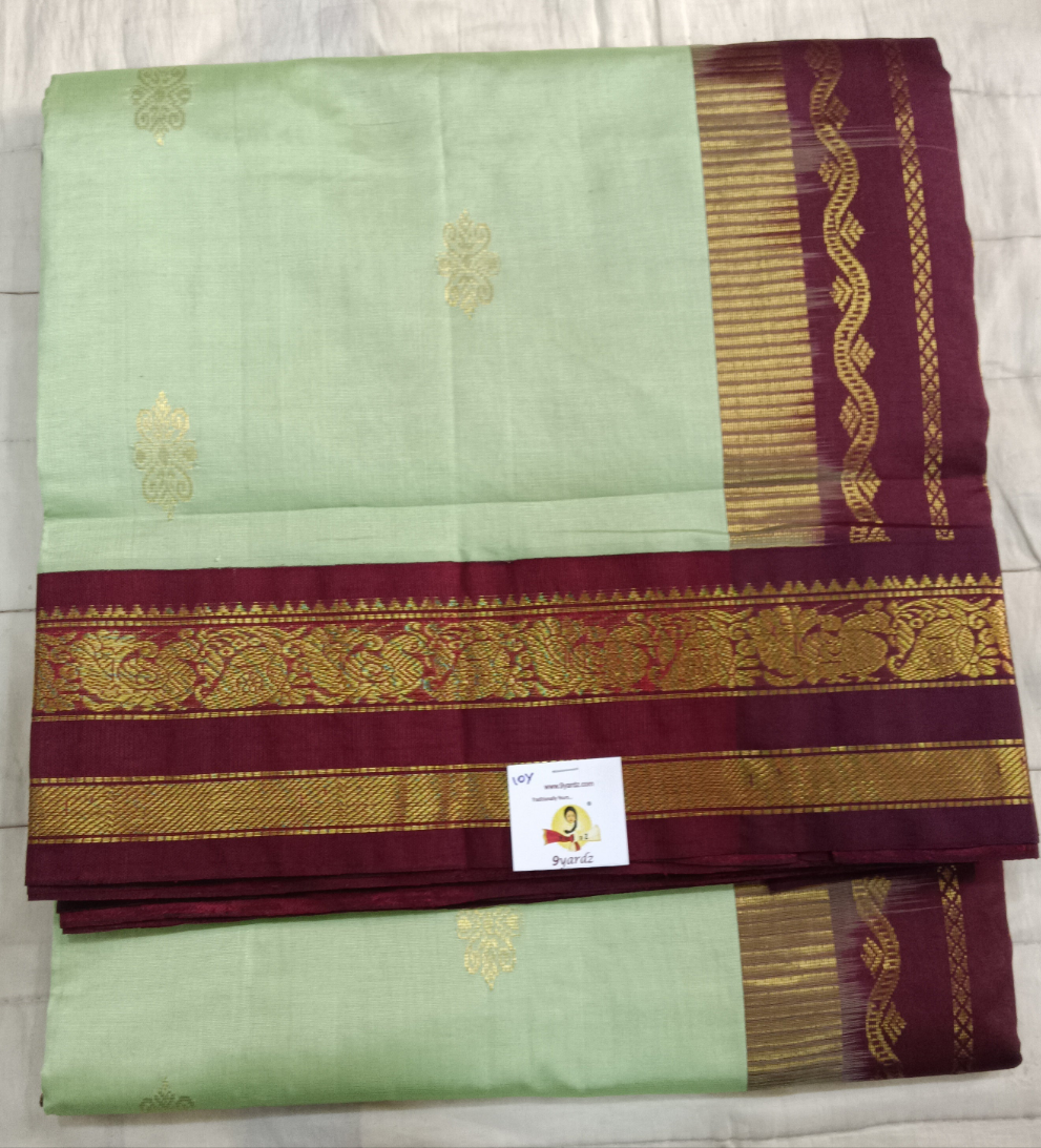 Semi Silk cotton Korvai Madisar