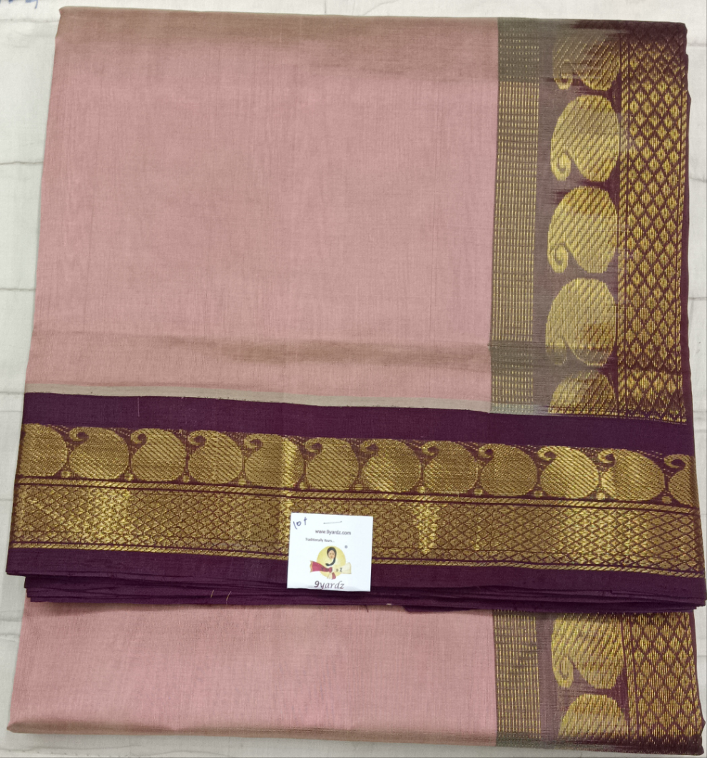 Pure silk cotton -Korvai 10yards madisar