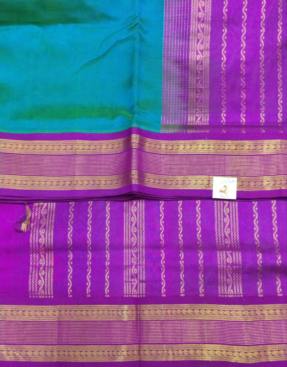 Pure silk cotton -Korvai 10yards madisar
