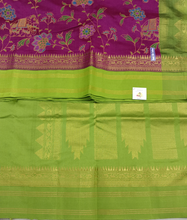Load image into Gallery viewer, Semi silk Plain Korvai 6Yards