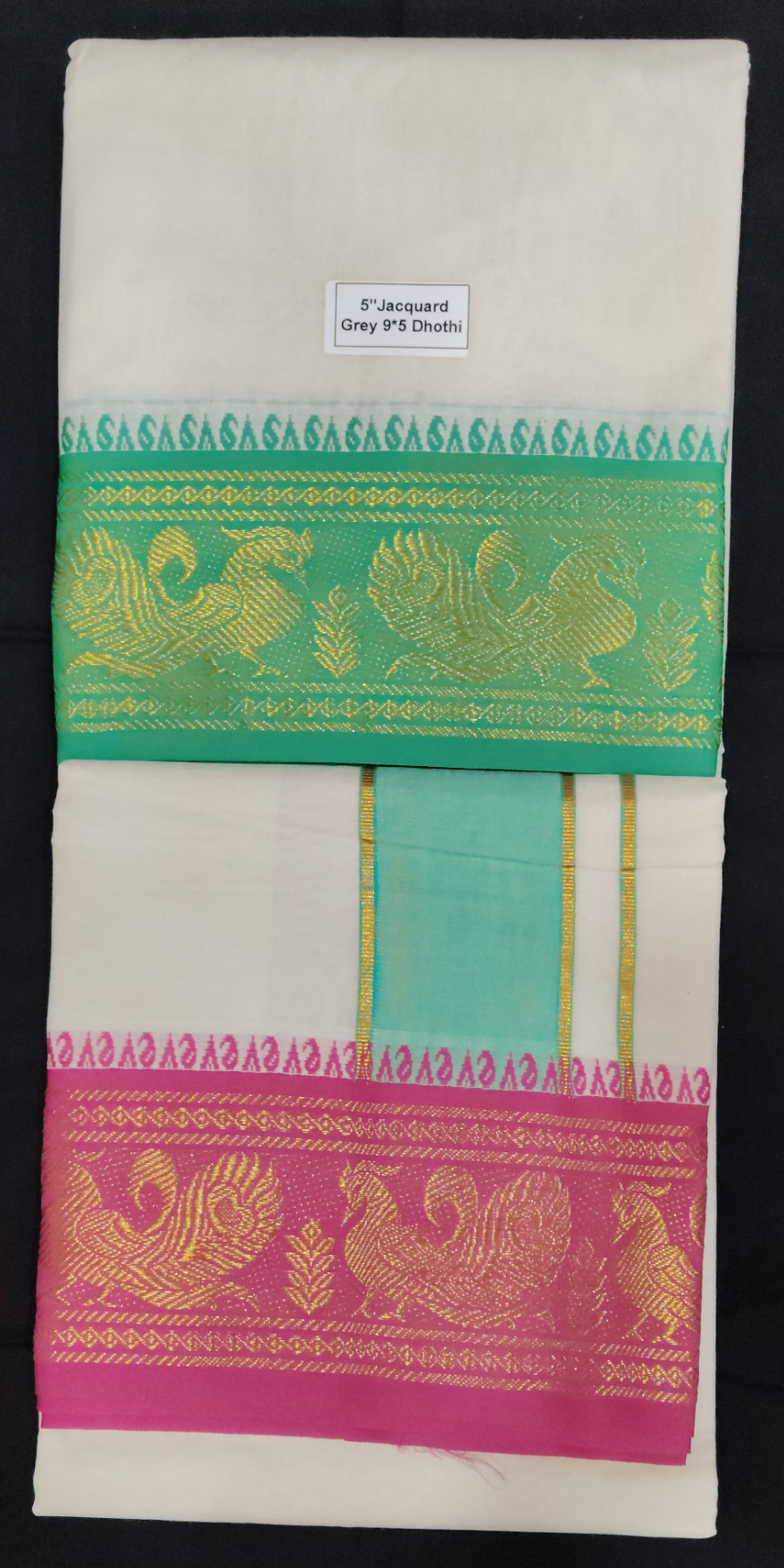 Cotton Dhothi Jacquard 9*5