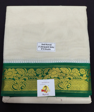 Pure cotton Muhurtham dhoti 9*5