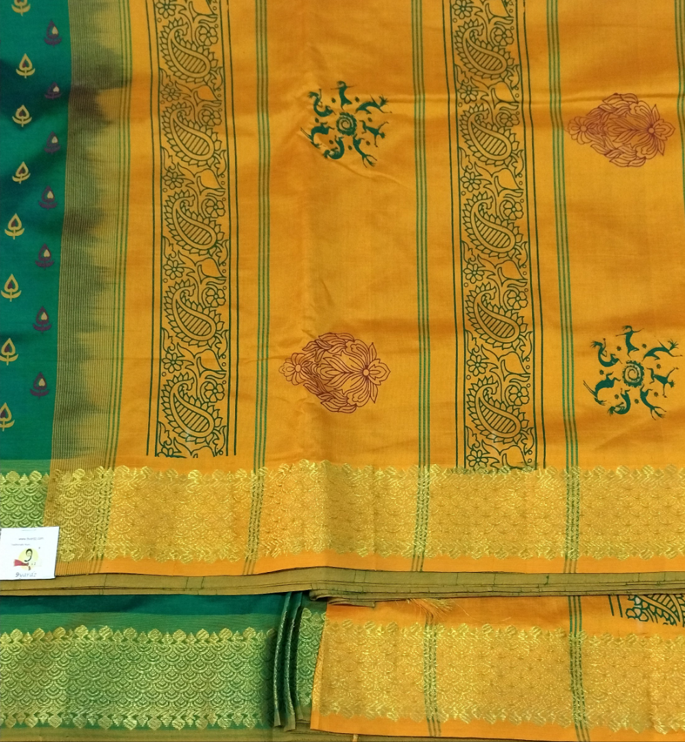 Semi Silk cotton printed Madisar