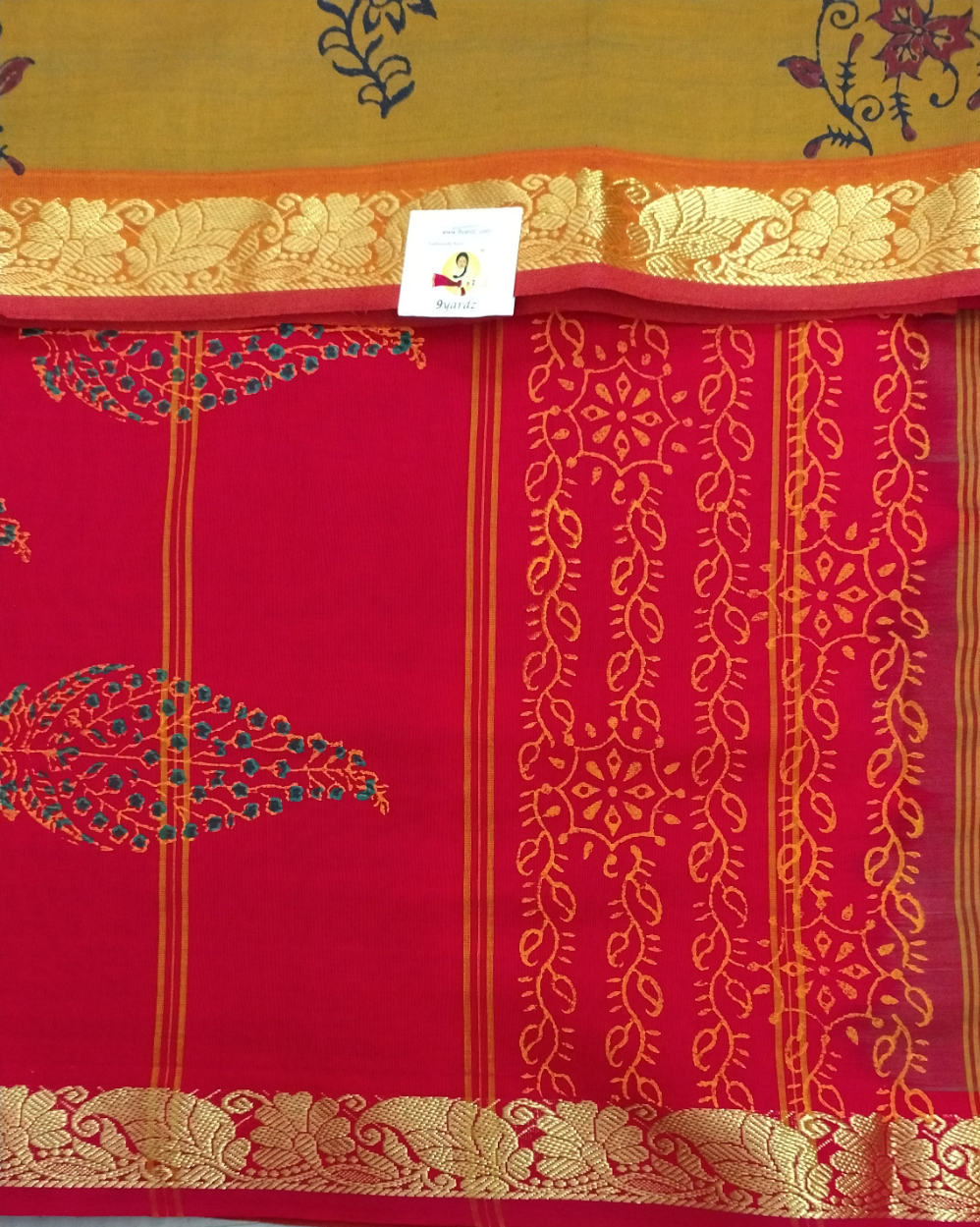 Semi Silk cotton printed Madisar