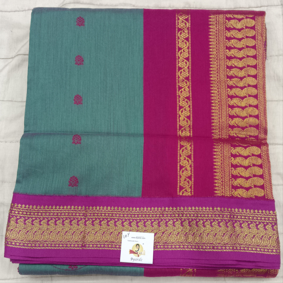 Kalyani Cotton Butta  9.5yardz