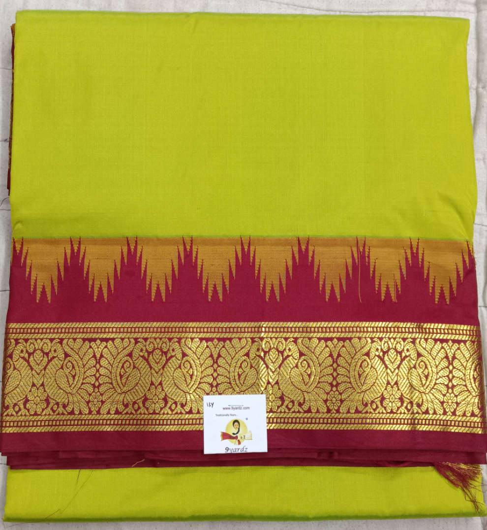 Pure silk 11yardz  saree