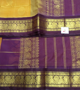 Pure silk cotton -Korvai 10yards madisar