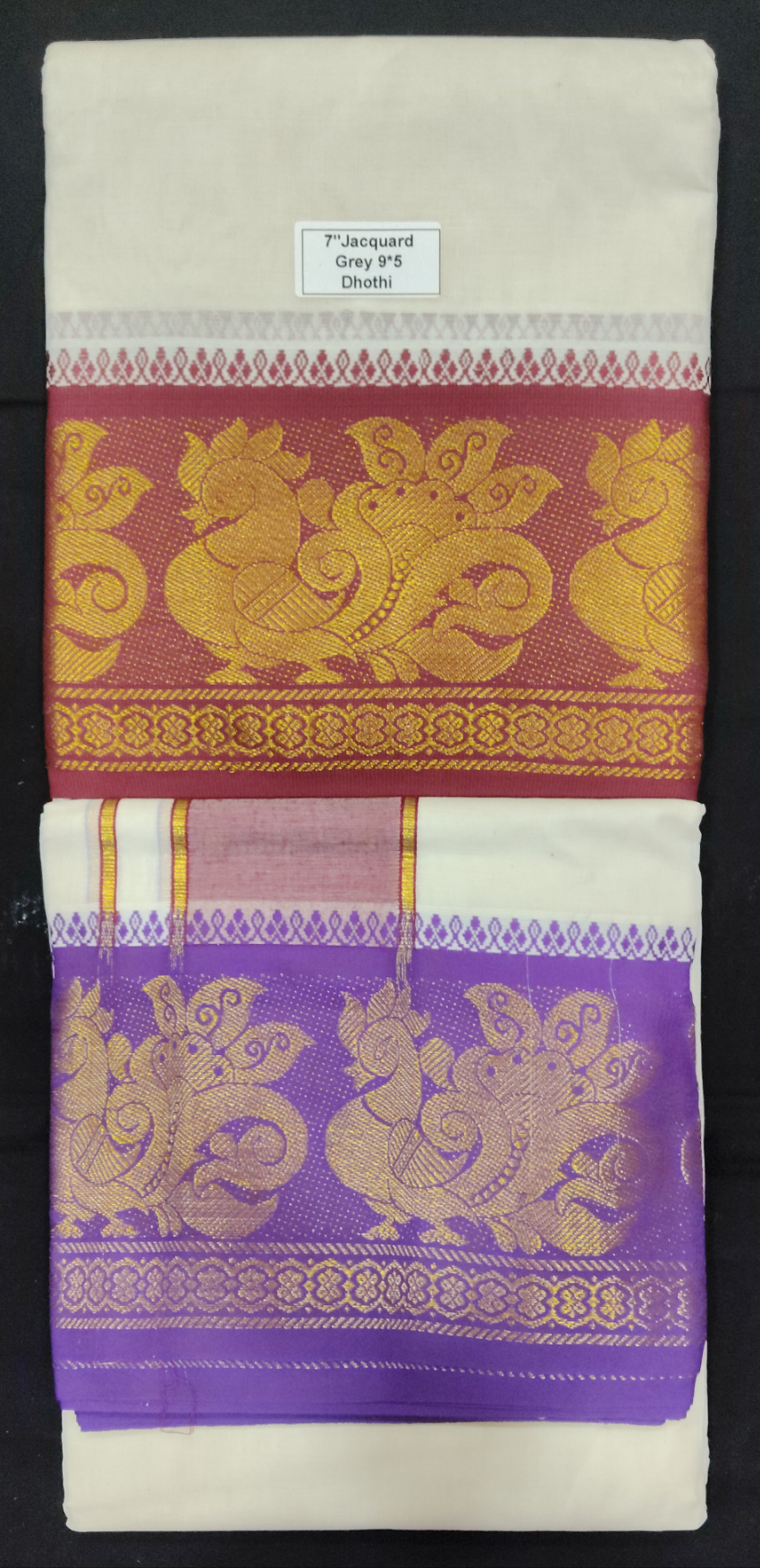 Cotton Dhothi Jacquard 9*5