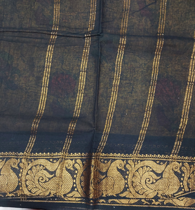 Kalamkari Printed Sungudi 10 yards