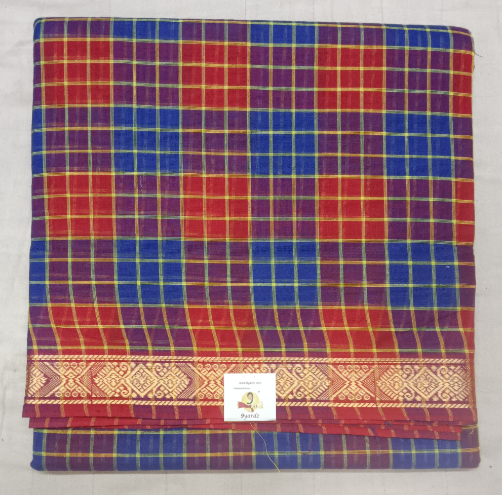 Chettinadu / Karaikudi cotton 10.5 yards madisar