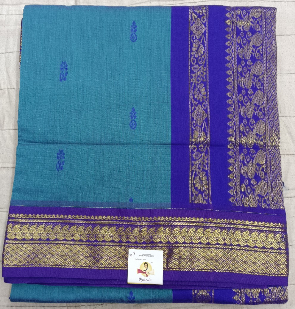 Kalyani Cotton Butta  9.5yardz