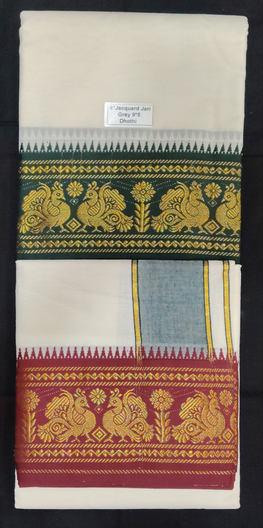 Cotton Dhothi Jacquard 9*5