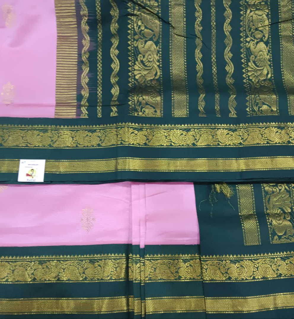 Semi Silk cotton Korvai Madisar