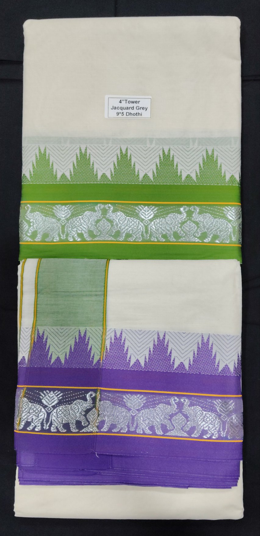 Cotton Dhothi Jacquard 9*5