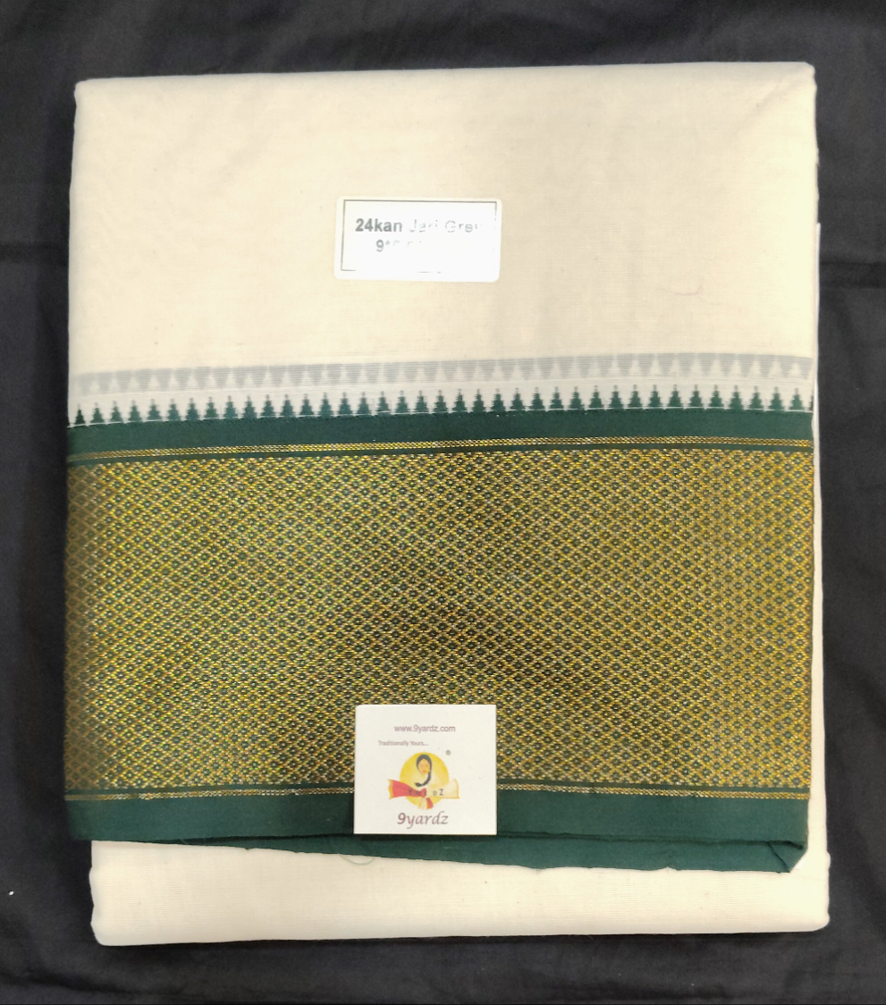 Cotton 24kan Dhothi 9*5