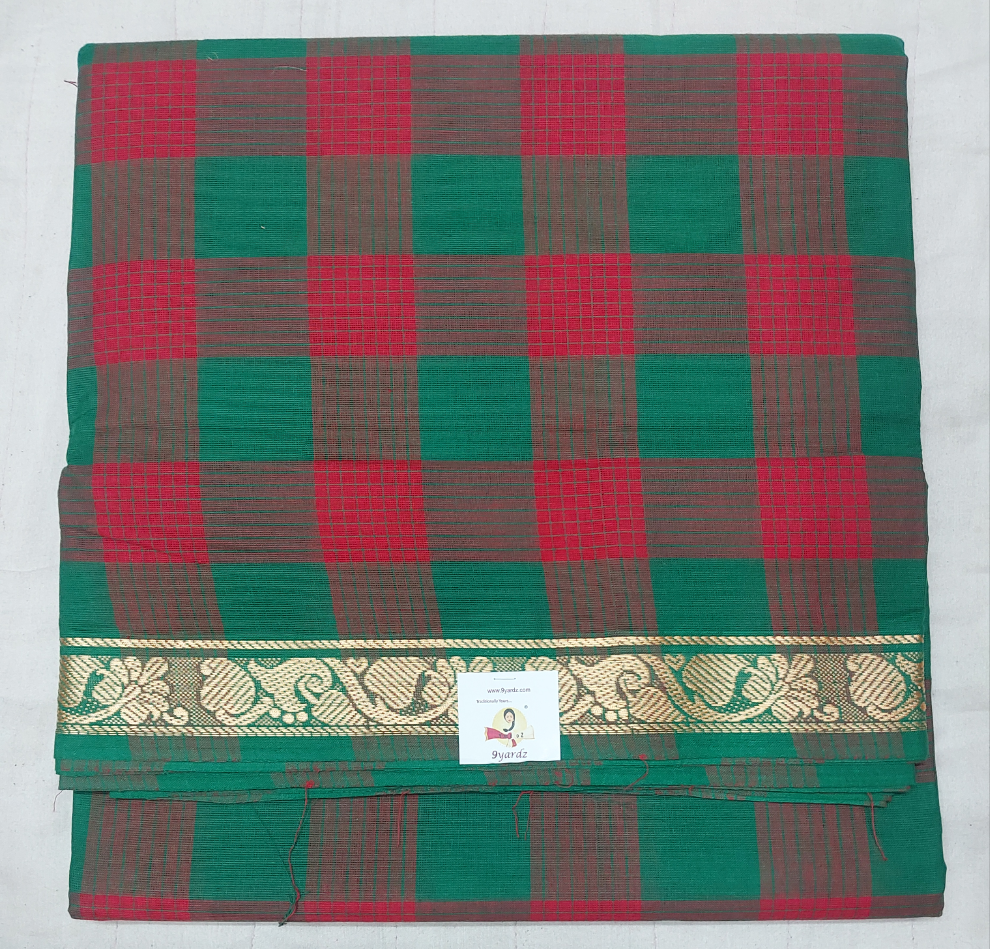Chettinadu / Karaikudi cotton 10.5 yards madisar