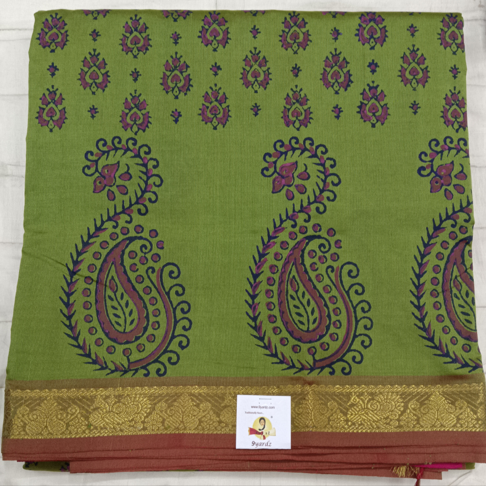 Semi Silk cotton printed Madisar