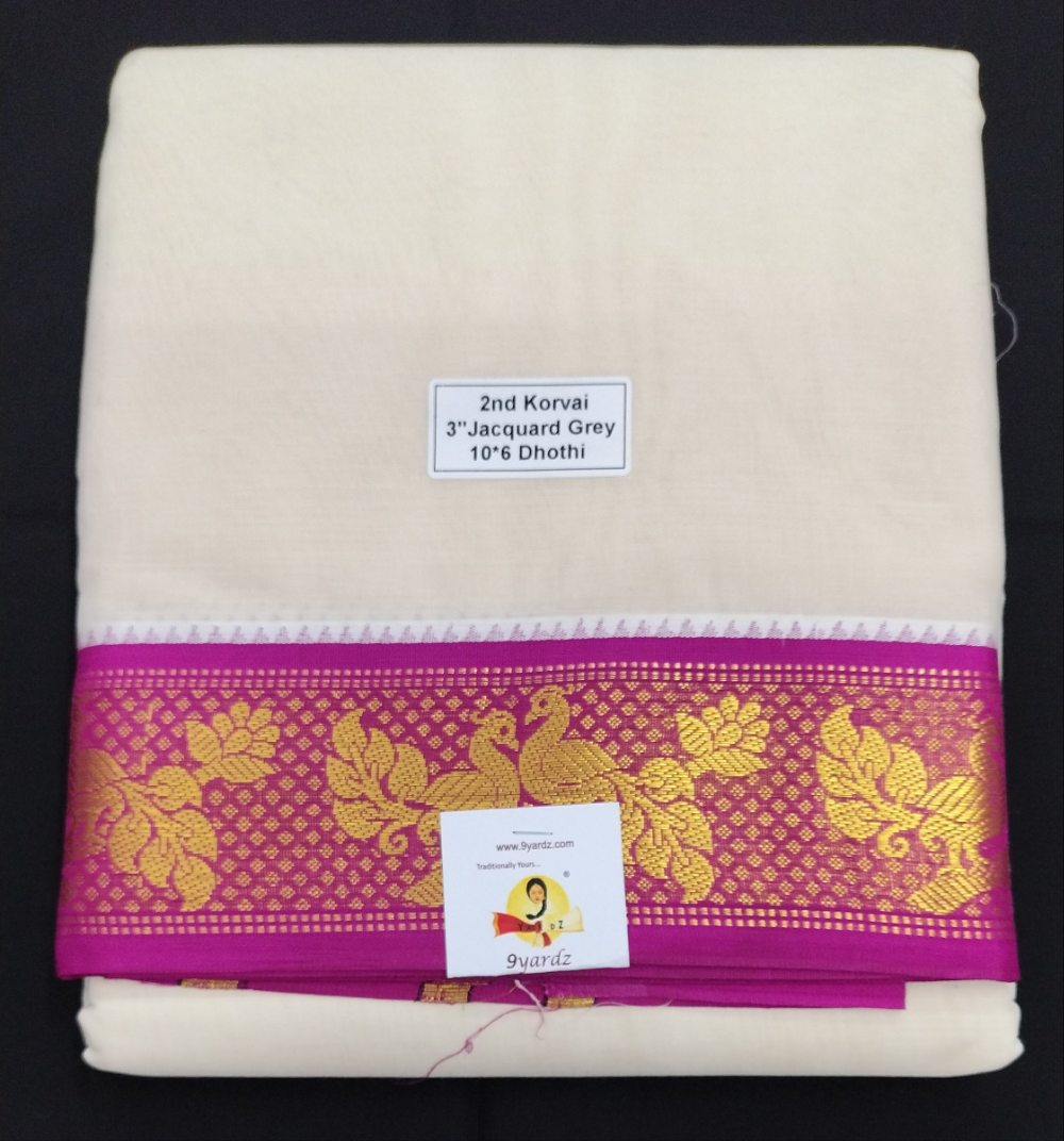 Pure cotton Muhurtham dhoti 10*6