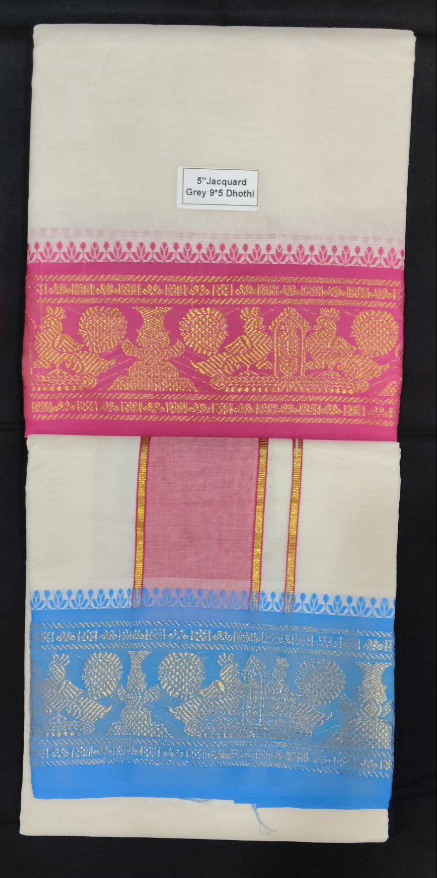 Cotton Dhothi Jacquard 9*5