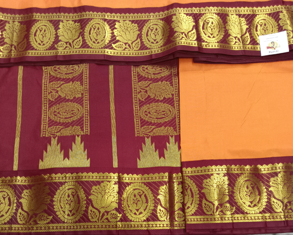 Pure silk 11yardz  saree