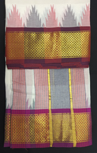 Load image into Gallery viewer, Pure cotton Muhurtham dhoti 9*5 KM